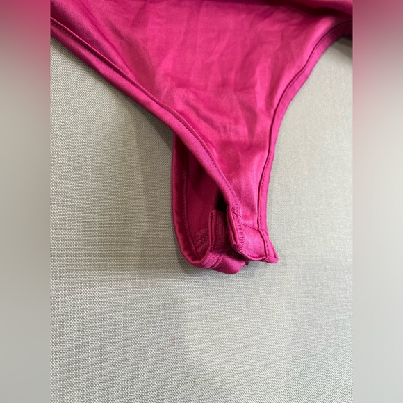 Bebe - Mock Neck Keyhole Halter Bodysuit (NWT) - Picture 7 of 8